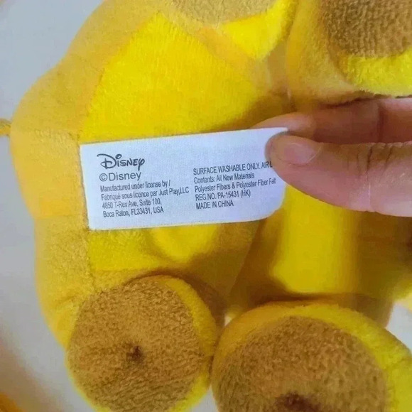 Disney The Lion King Simba 13" Plush Just Play LLC Simba Stuffed Animal - Picture 6 of 7